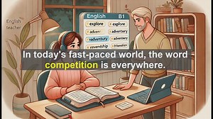 2500 Must Know CEFR B1 Vocabulary - Competition: Meaning, Usage, and Impact in English