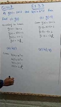 class 9 Math |Chapter 3 Set and Function |Exercise 3.3 Question 3 |Easy Solution #9thmath #shortmath