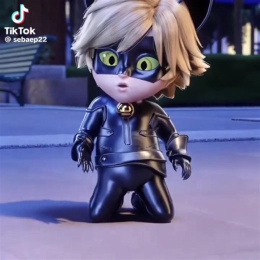 baby catnoir in riginarazione so cute #miraculousladybug
