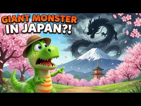 Rexy Explores the Roaring Mountain of Japan! | Dinosaur Cartoon for Kids 🦖