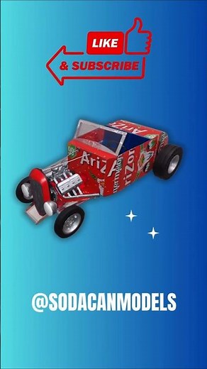 I Built a '32 Ford Rat Rod from Soda Cans #shorts