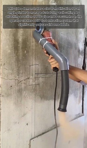 Smart DIY Dust Extractor for Angle Grinders