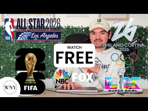 How to Watch The FIFA World Cup '26 & Olympics for FREE in the U.S.