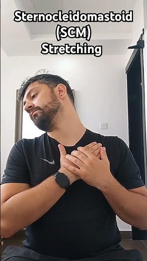 Sternocleidomastoid (SCM) Stretching! #physiotherapy #neck #stretching#tmj#headache