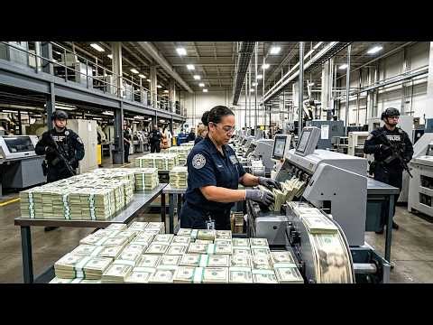 Inside the US Money Factory: The Billion-Dollar Machine Printing the World's Wealth (Full Process) 💵