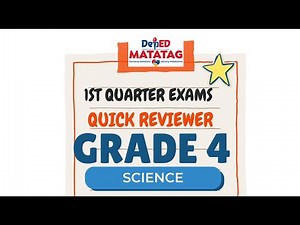Grade 4 Science Reviewer | 1st Quarter Periodical Test ( QUICK REVIEWER ) | Teachers FREE