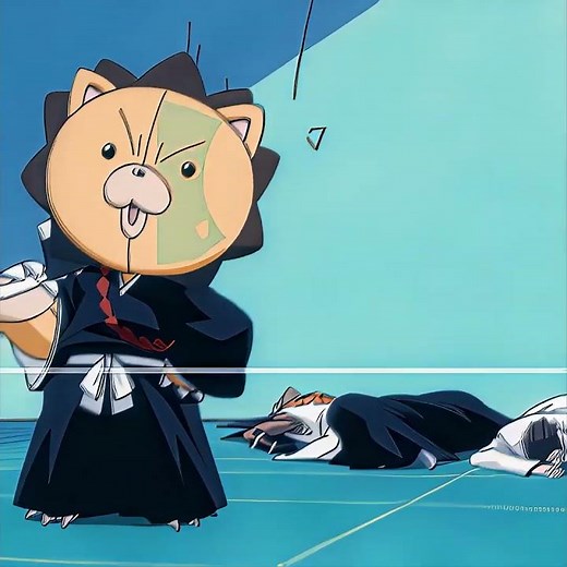 Kon beats aizen #bleach