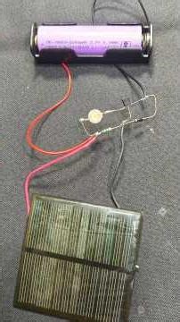 Automatic On off led use solar Panel project||Solar system battery charging circuit