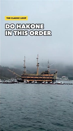 Do the Hakone Loop in This Order #hakone #japan #hakoneloop