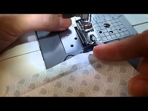 Rullesøm på symaskine