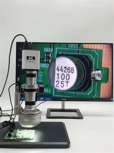 TD-3DA-4K Motorized 3D video microscope