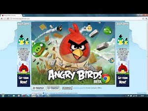 How to play Angry Birds in Google Chrome