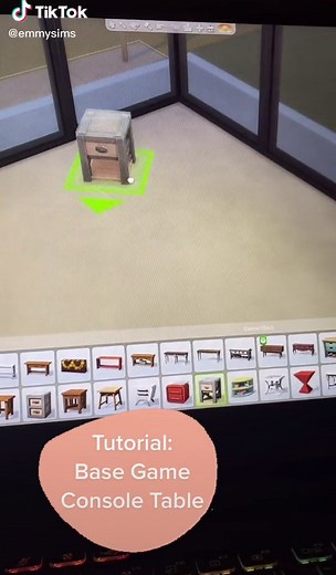 Creating Custom Tables in Sims 4: Base Game vs. Console Table Tutorial