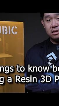 6 Things to Know Before Buying a Resin 3D Printer | Before You Buy #1
