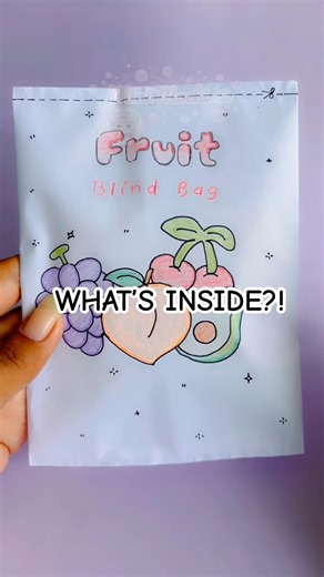 Fruit Blind Bag 🍓🍊 What Did I Get?! 😱 #shorts