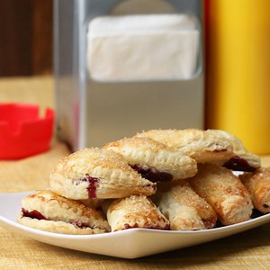 Take a bite out of summer with these cherry hand pies! 🍒 FULL RECIPE: http://bzfd.it/2qAvpxw | Tasty