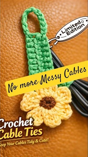TINY crochet organizer in 15 Minutes! useful organizer #crochet #crochetforbeginners #diy#handmade