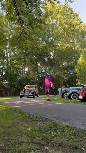 Saturday in the park, Auburn-style. Auburns, Cords, and Duesenbergs shine beneath the trees of historic Eckhart Park—an annual tradition that brings the classics together. Catch them before they roll through the streets at the Parade of Classics today at 1 PM! | Auburn Cord Duesenberg Festival