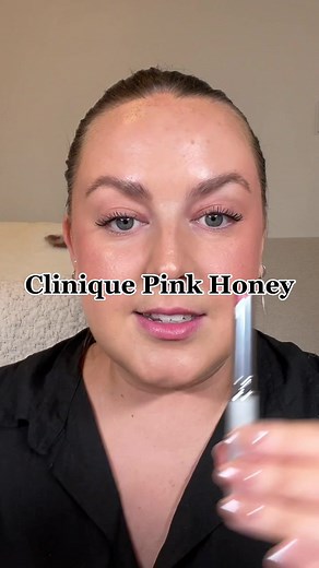 Clinique Pink Honey Lipstick Try-On Review