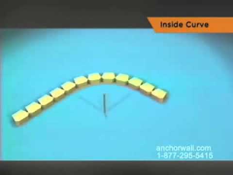 How to Create Inside Retaining Wall Curves