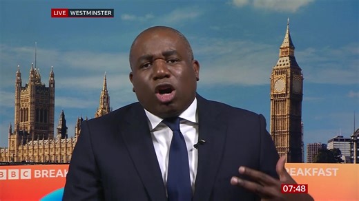 'What would you say to Elon Musk?' Foreign Secretary David Lammy told #BBCBreakfast the debate over a national statutory inquiry into historical child sexual exploitation, focused on grooming gang, should be based on 'facts and truth' https://www.bbc.co.uk/news/articles/clyvy4q82l9o | BBC Breakfast