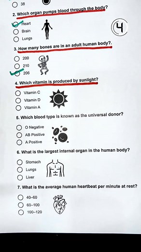 27K views · 448 reactions | Doctor! Quiz can you get 7 7 #quiz #GeneralQuiz #worldwide #famous #biology #trivia #science #biologyfacts | Quiz Master: Test Your Knowledge | Facebook