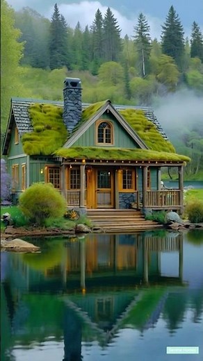 Hidden Mountain Cabin: A Serene Retreat to Relax Your Soul | Cozy Lakeside Escape 4K