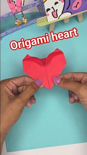 Easy Origami Paper Heart ❤️ | Step-by-Step Valentine’s Day Craft Tutorial