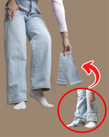 1.9M views · 8.2K reactions | How to shorten jeans by 11 cm while keeping the factory seam | MomCut - Deutschland | Facebook