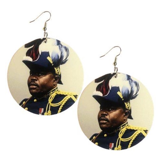 Marcus Mosiah Garvey Statement Dangle Wood Earrings - Etsy