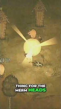 The Best Way to Collect Resources from Pig and Merm Heads #DontStarve #Tips