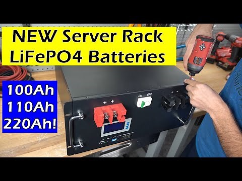New "Trophy Battery" Lineup: 48V 100Ah/110Ah/220Ah LiFePO4 Server Rack Batteries