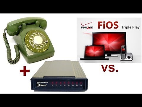 Using a rotary phone & dial-up modem with Verizon FiOS