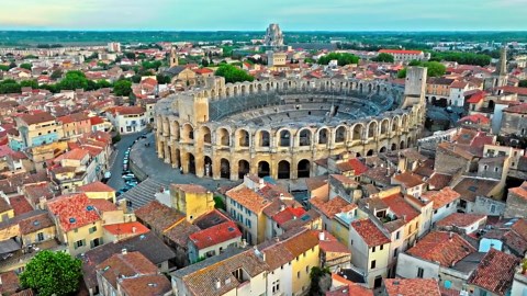 Arles, Roman amphitheatre: Drone views of French history