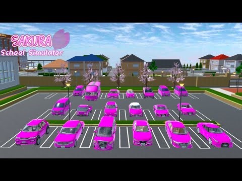 ALL PINK CAR COLLECTION 😱💗 | Sakura School Simulator Car Collection Challenge!