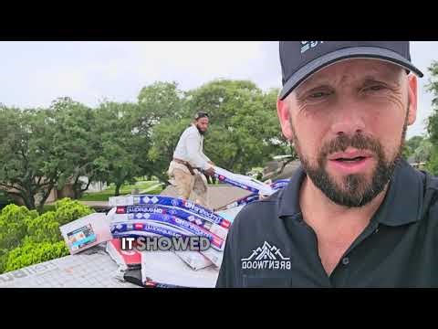 Hurricane Beryl Damage: Full Roof Replacement in Seabrook, TX! 🏠🌊