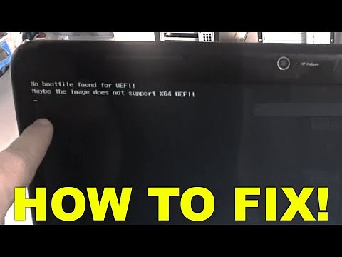 Maybe the image does not support x64 UEFI! How to fix guide 2023