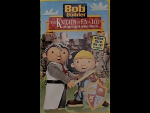 Bob the Builder The Knights of Fix A Lot 2003 VHS