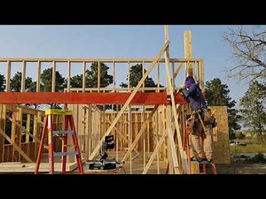 Lifting beam with wall jacks part 2