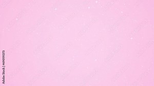 Light pink background with Glittering cute pastel pink star particles blinking Glowing for valentines day greeting card design.