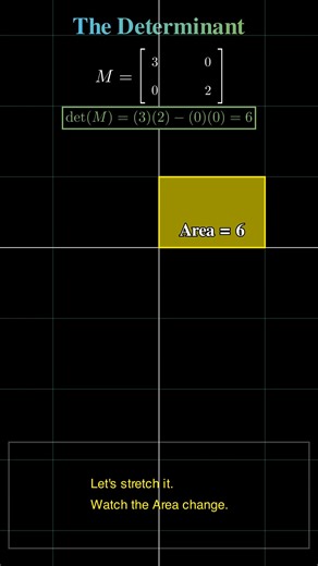 Animated_ML on Instagram: "Determinant :) #maths #stats"