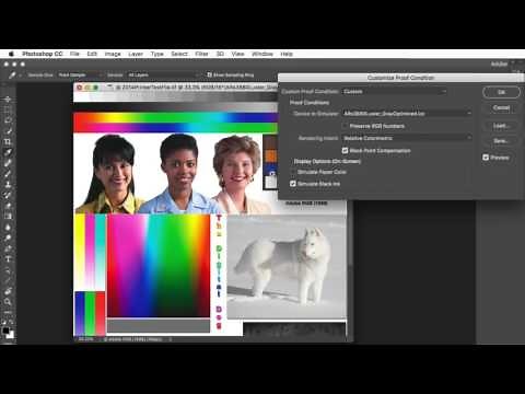 Soft proofing in Adobe Photoshop CC
