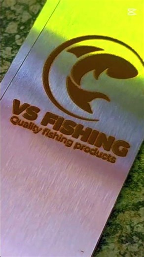 Engraving a Stainless Steel Fish Measuring Ruler 🎣 | Laser Engraving