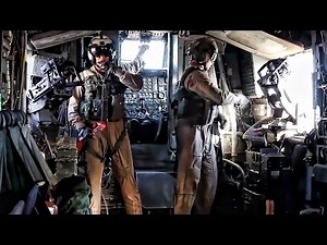 Inside A CH-53E Super Stallion During Assualt Support Tactics