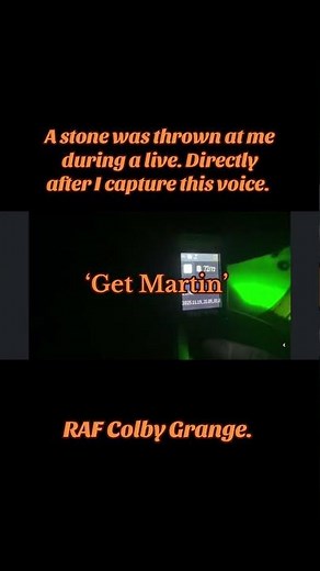 Creepy ghost voice captured during a live paranormal investigation. Haunted RAF Colby Grange.