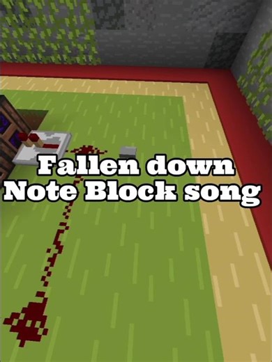 Fallen down Note Block song #music#minecraft#shorts