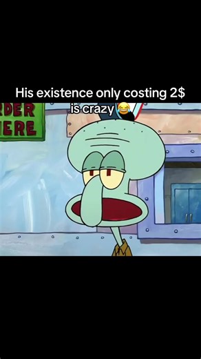 Mr. krabs charging for EXISTING is insane 😭✌️ #giftok #fyp #spongebob | mr krabs