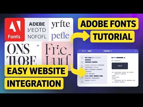 How to Use Adobe Fonts on Website