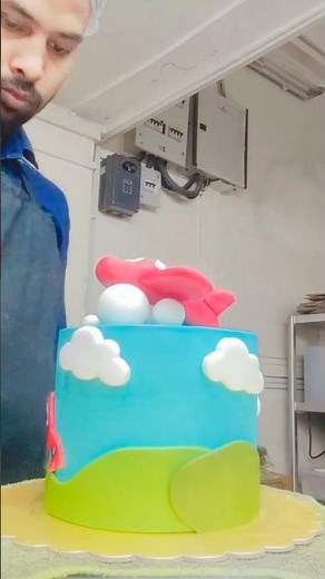 ✈️ Airplane Fondant Cake Tutorial | Aeroplane Cake Design | Fondant Cake Decorating