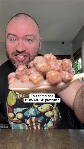 This high protein cereal not only tastes great but has incredible macros #highprotein #cereal #breakfast